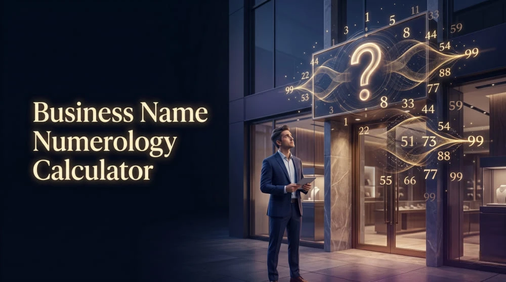 Business name numerology and brand frequency