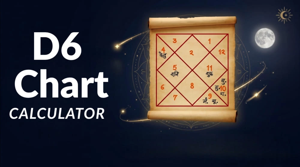 D6 Shashthamsa chart health and enemies