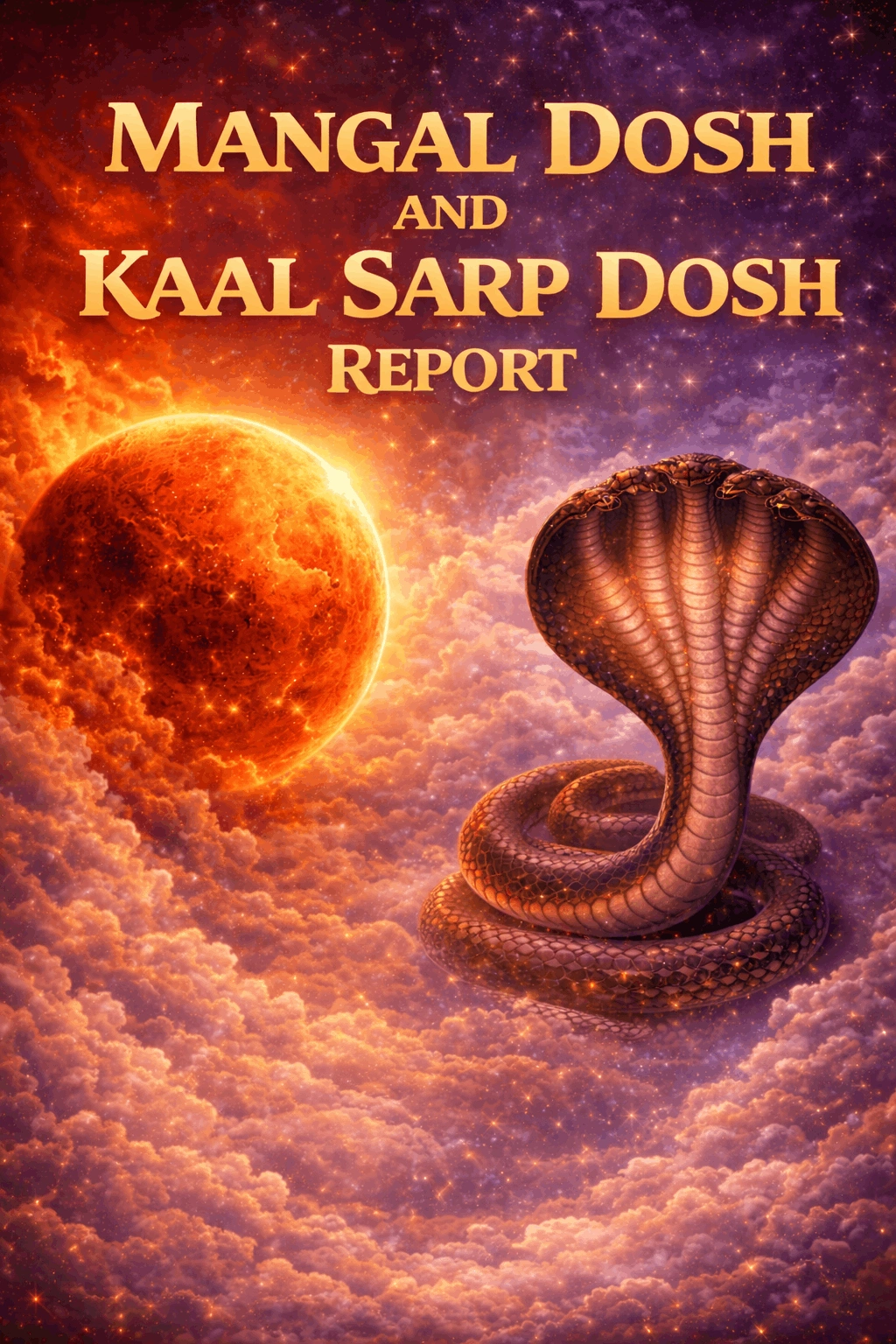 Abstract stylised astrology wheel placeholder for report cover preview.