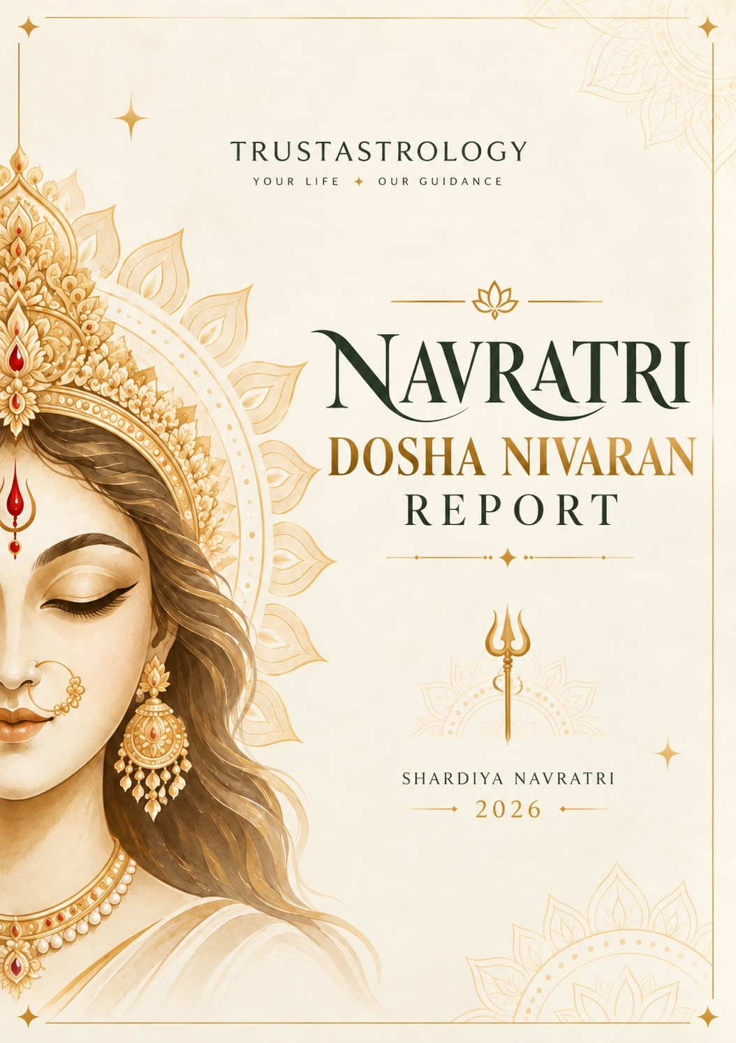 Navratri Dosha Nivaran Report cover from TrustAstrology